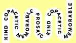 black text on white and yellow background